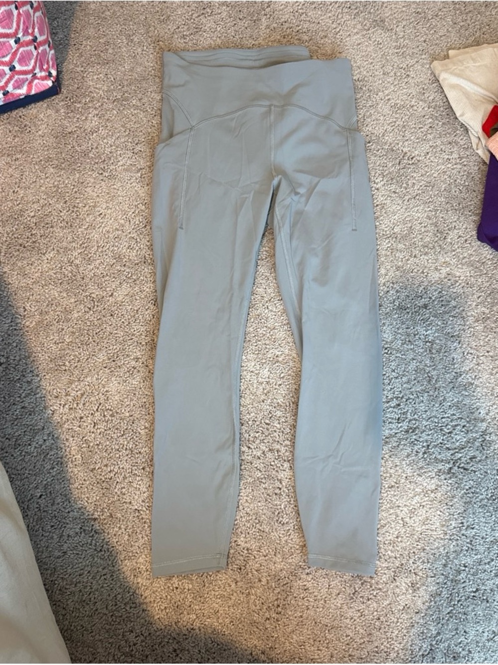 lululemon athletica High-Waist Light Sage Gray Leggings